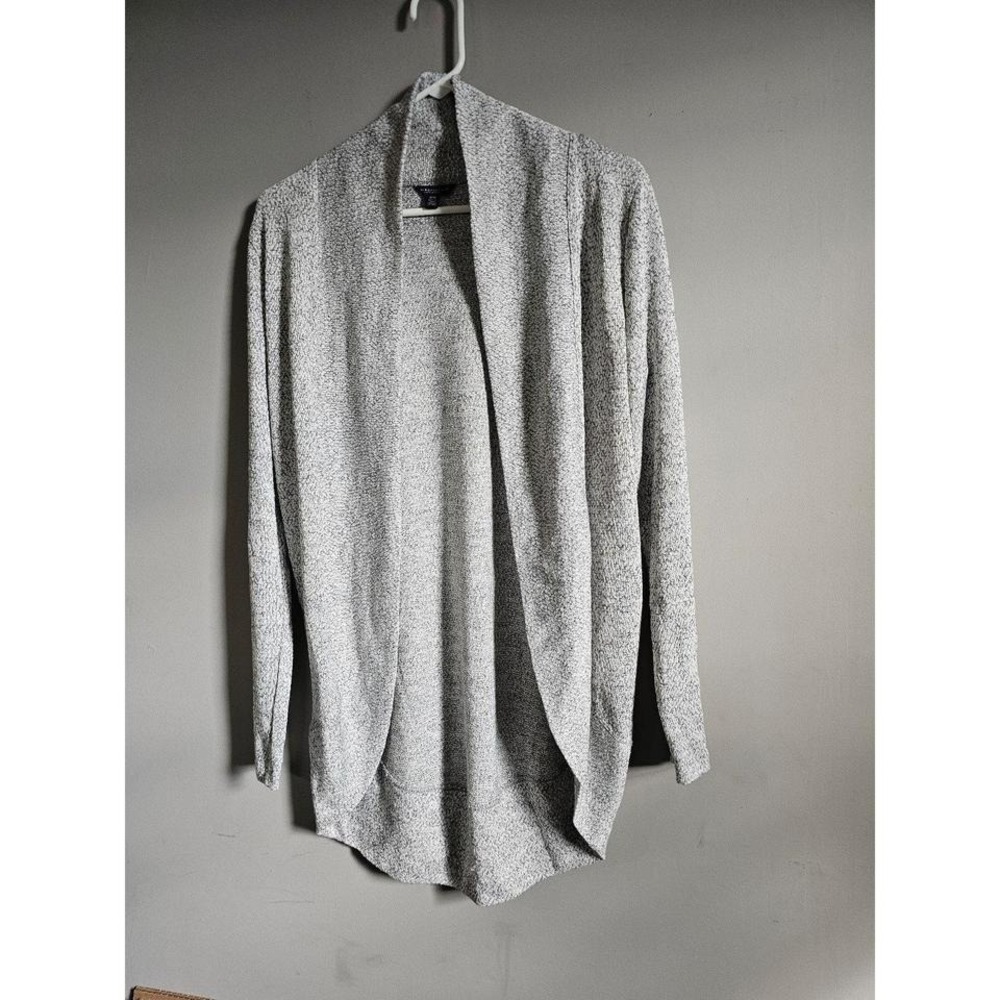 Aeropostale‎ Gray Open Front Cardigan Sweater Cozy Knit Soft Casual Layer Medium
